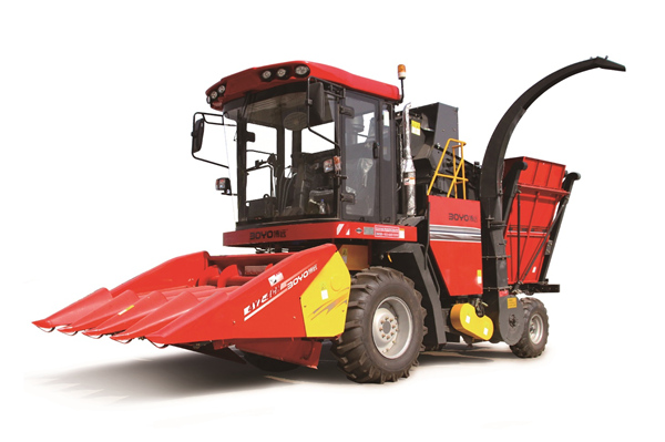 Corn harvester with silage system 